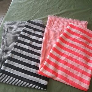 Bundle of 2 Giant Scarves, Wraps, Sarongs